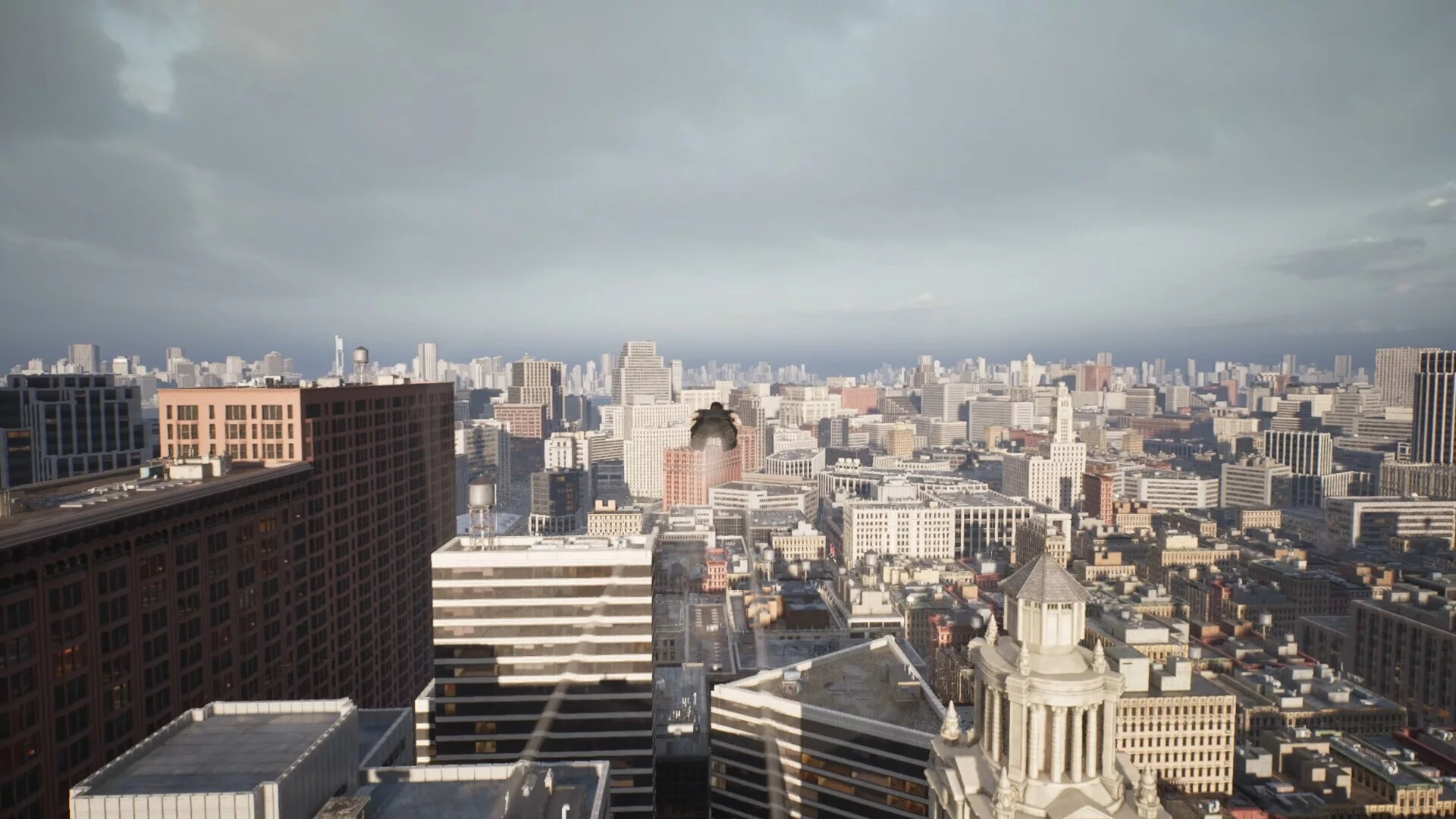 Изображение игры: The City: Superhero Flying Experience