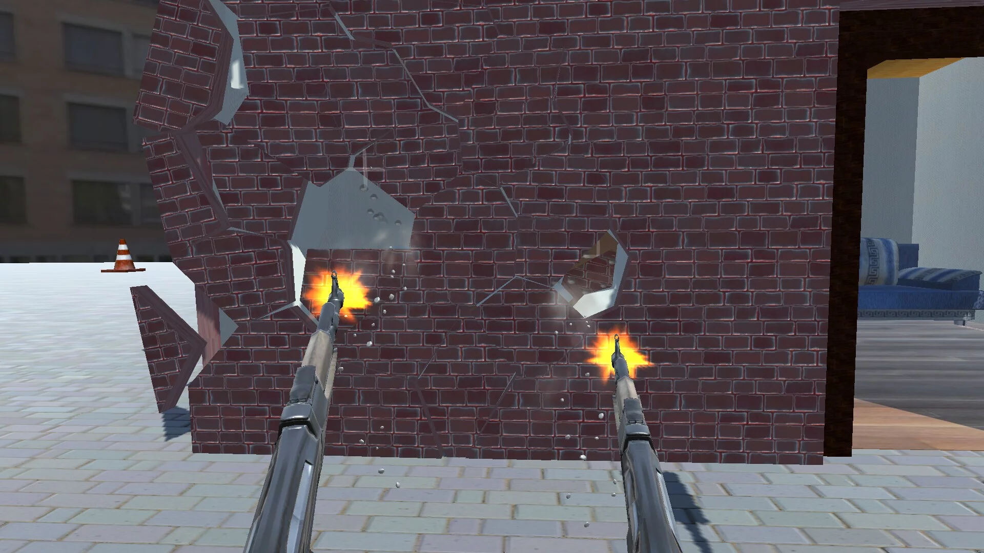 Изображение игры: DESTROY Simulator VR