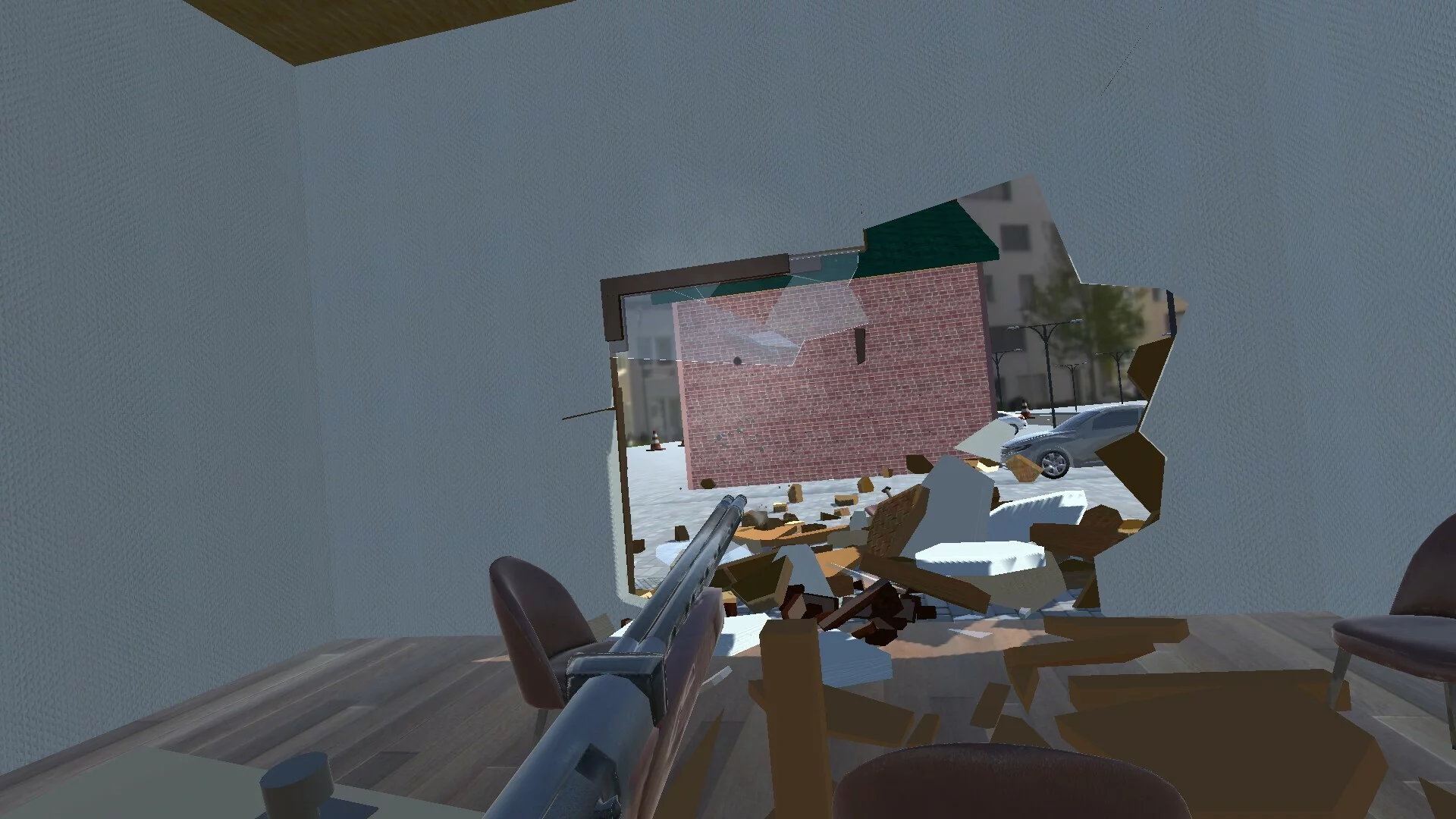 Изображение игры: DESTROY Simulator VR