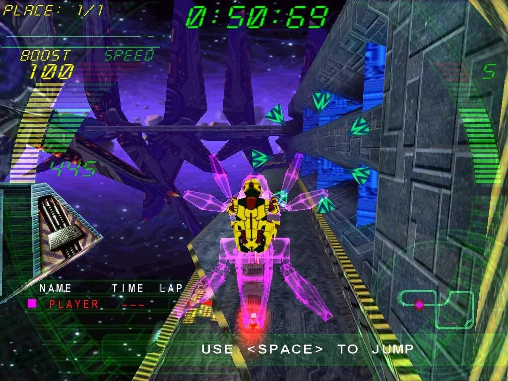 Изображение игры: Millennium Racer: Y2K Fighter