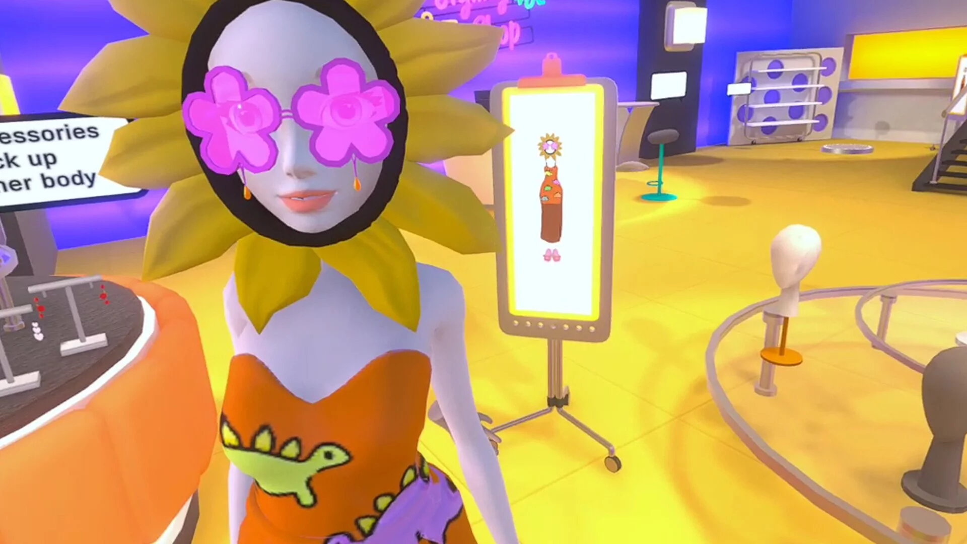 Изображение игры: Styling Shop VR