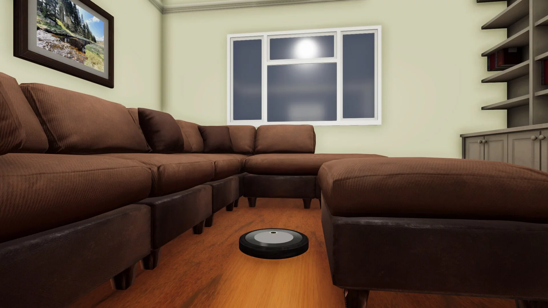 Изображение игры: Robot Room Cleaner