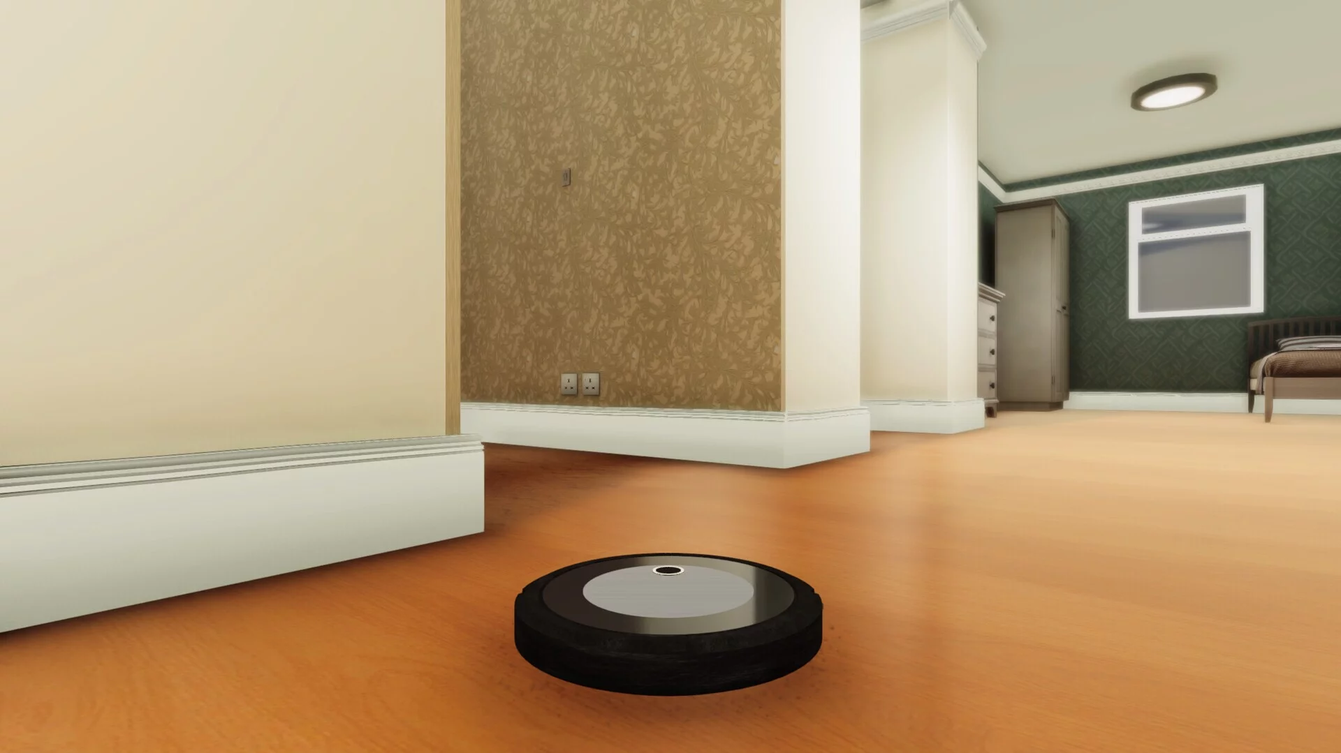 Изображение игры: Robot Room Cleaner