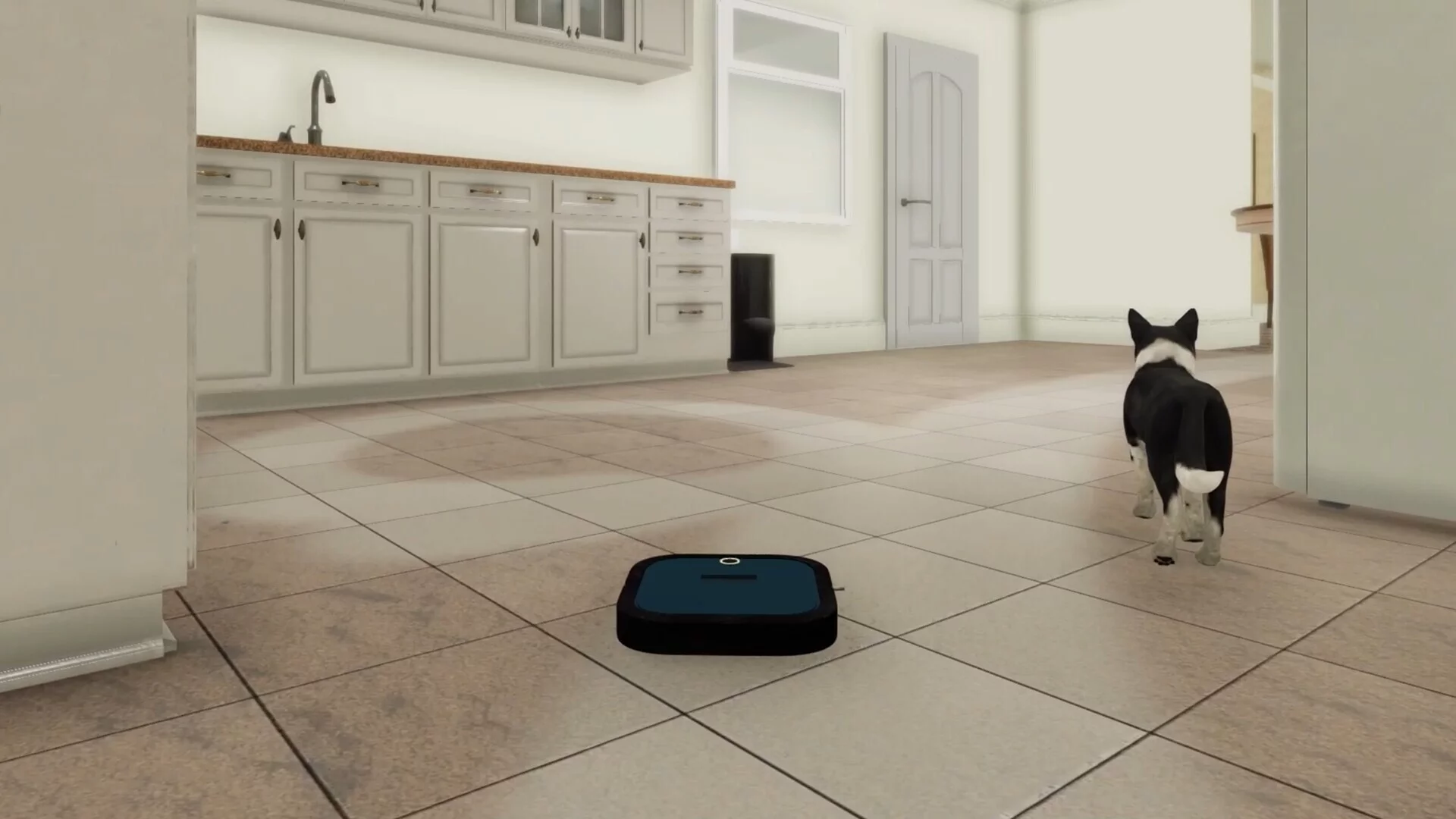 Изображение игры: Robot Room Cleaner