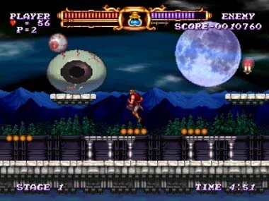 Изображение игры: Castlevania: The Adventure ReBirth