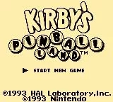 Изображение игры: Kirby's Pinball Land (1993)