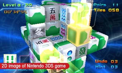 Изображение игры: Mahjong Cub3d