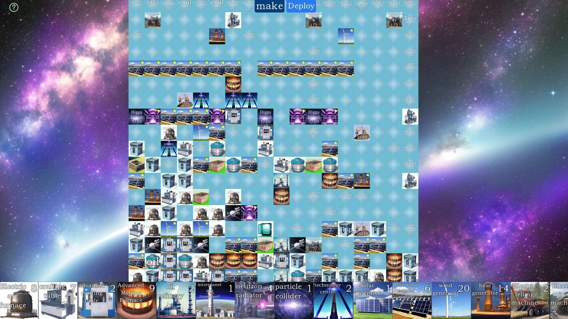 Изображение игры: Idle interstellar Factory 2
