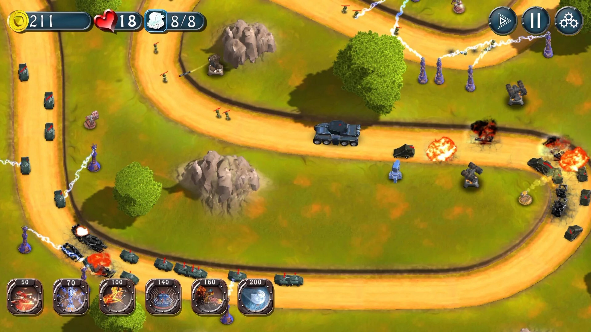 Изображение игры: Minibots TD