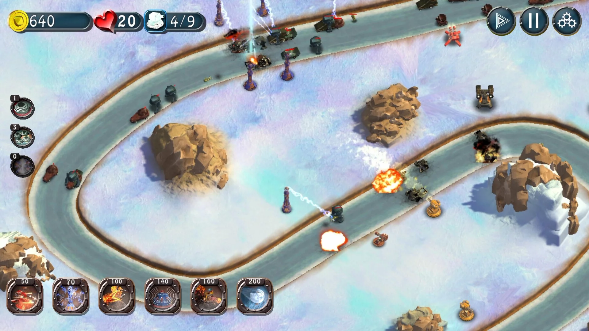 Изображение игры: Minibots TD