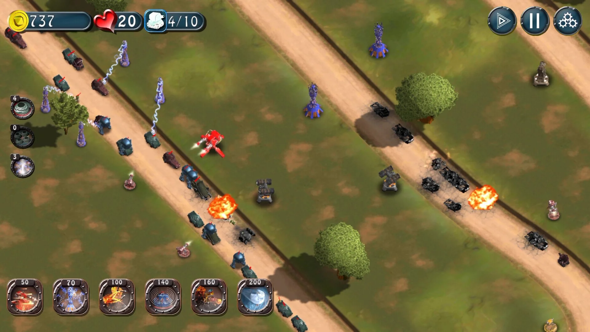 Изображение игры: Minibots TD