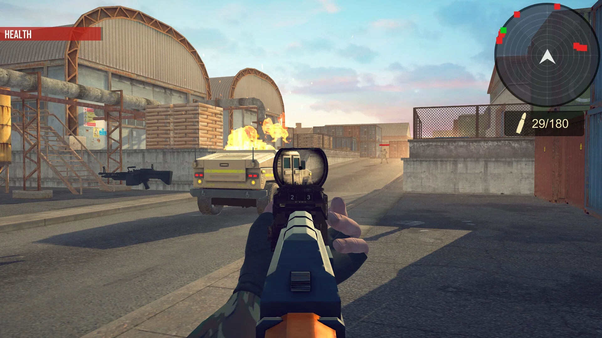 Изображение игры: Army War: Shooting Simulator