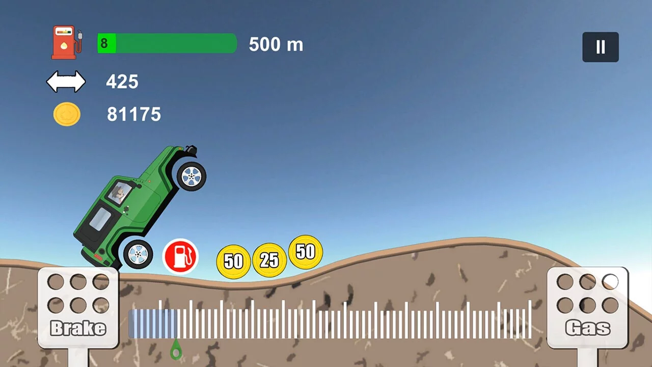 Изображение игры: Hill Climb