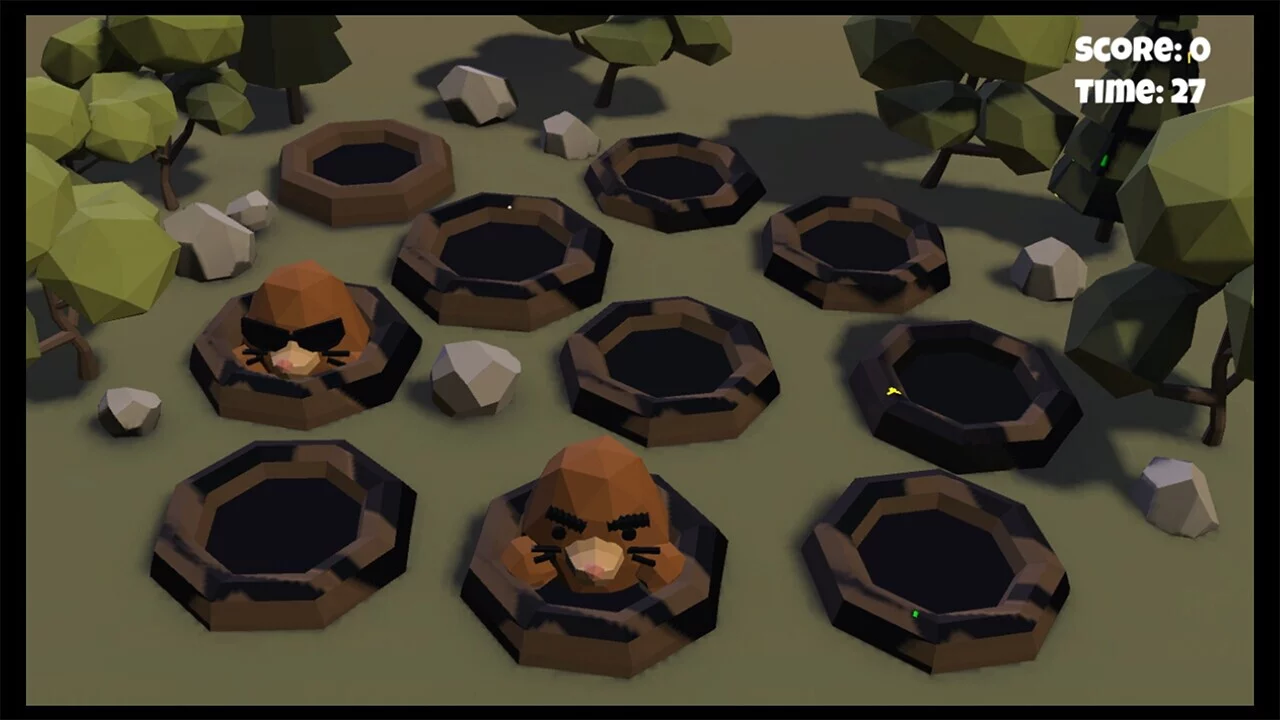 Изображение игры: 3D Whac-A-Mole
