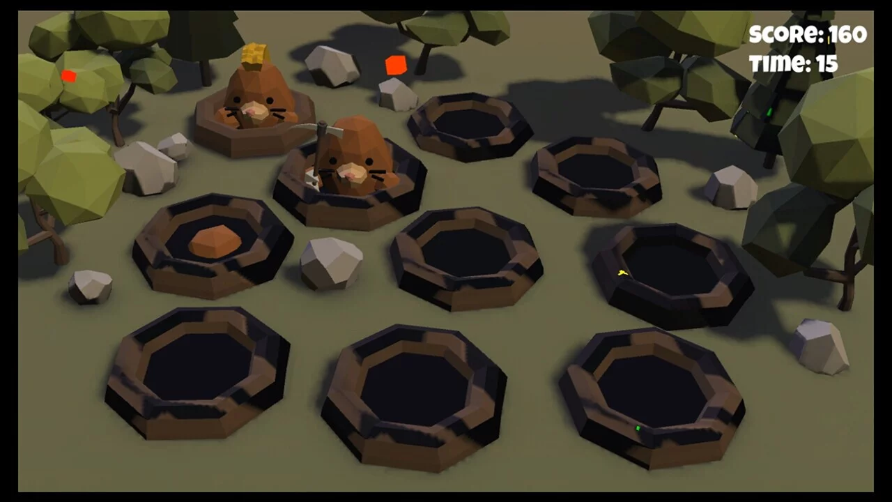 Изображение игры: 3D Whac-A-Mole
