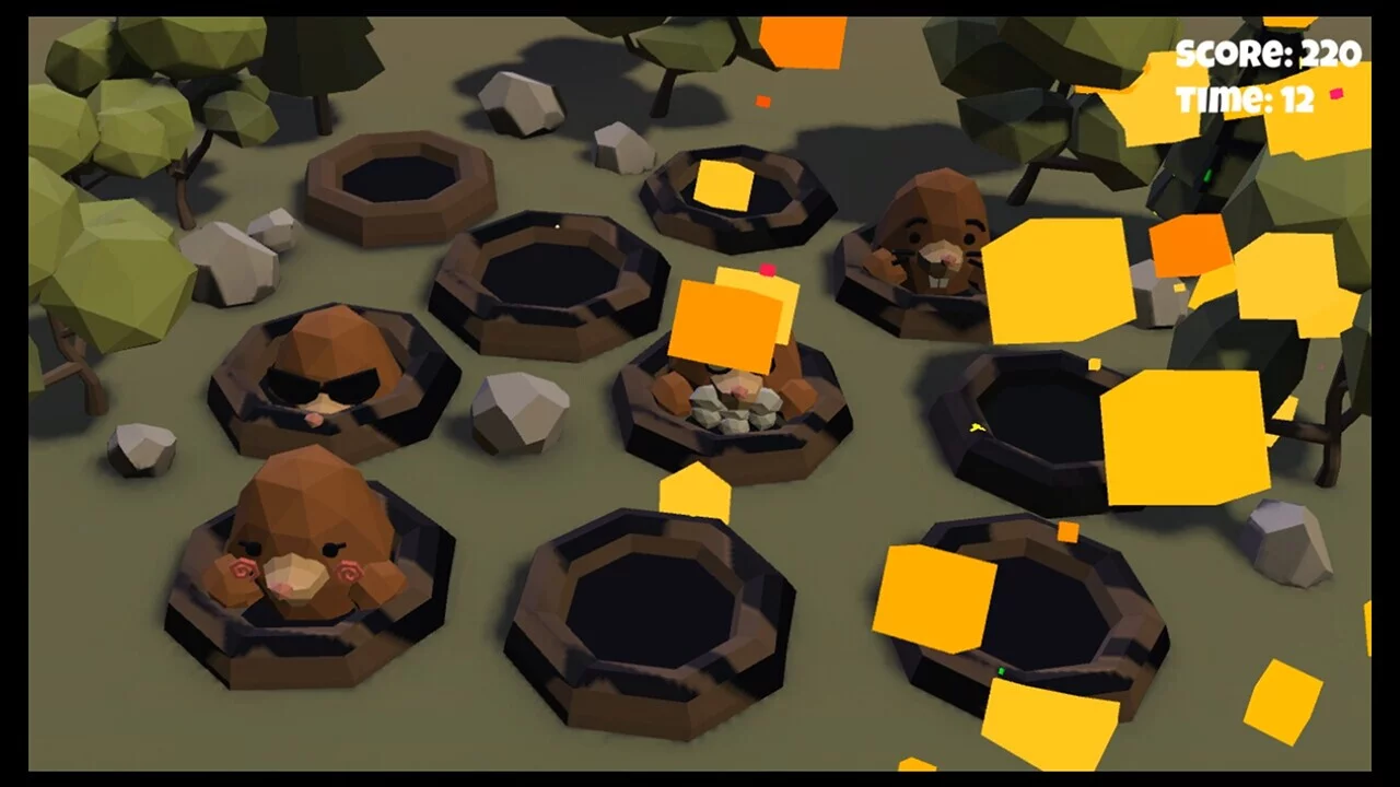 Изображение игры: 3D Whac-A-Mole