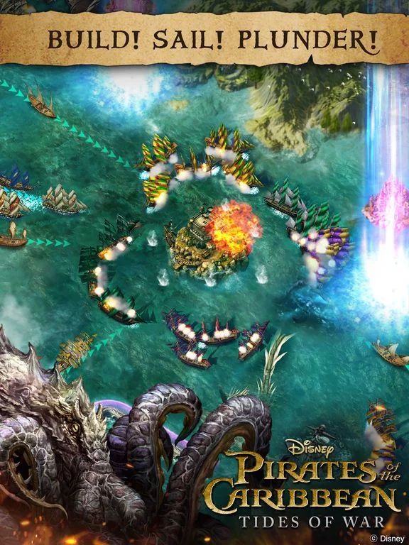 Изображение игры: Pirates of the Caribbean: Tides of War