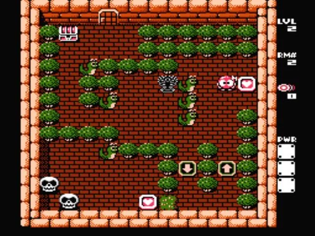 Изображение игры: Adventures of Lolo 3