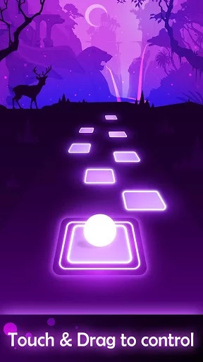 Изображение игры: Tiles Hop: EDM Rush!