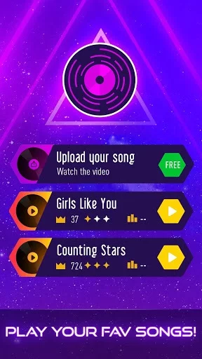 Изображение игры: Tiles Hop: EDM Rush!