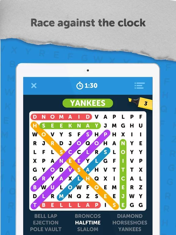Изображение игры: Infinite Word Search Puzzles