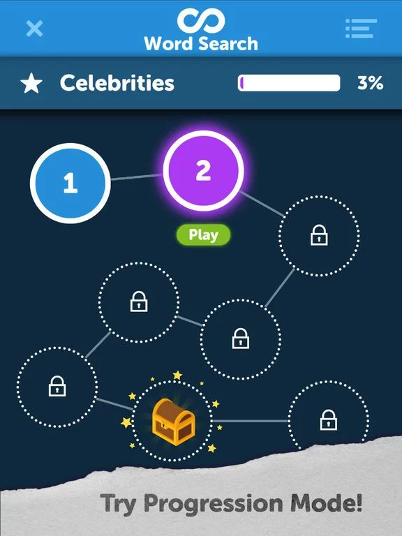 Изображение игры: Infinite Word Search Puzzles