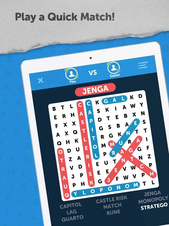 Изображение игры: Infinite Word Search Puzzles