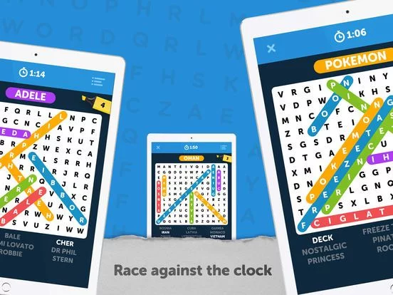 Изображение игры: Infinite Word Search Puzzles
