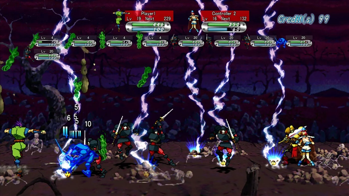 Изображение игры: GUARDIAN HEROES (TM)