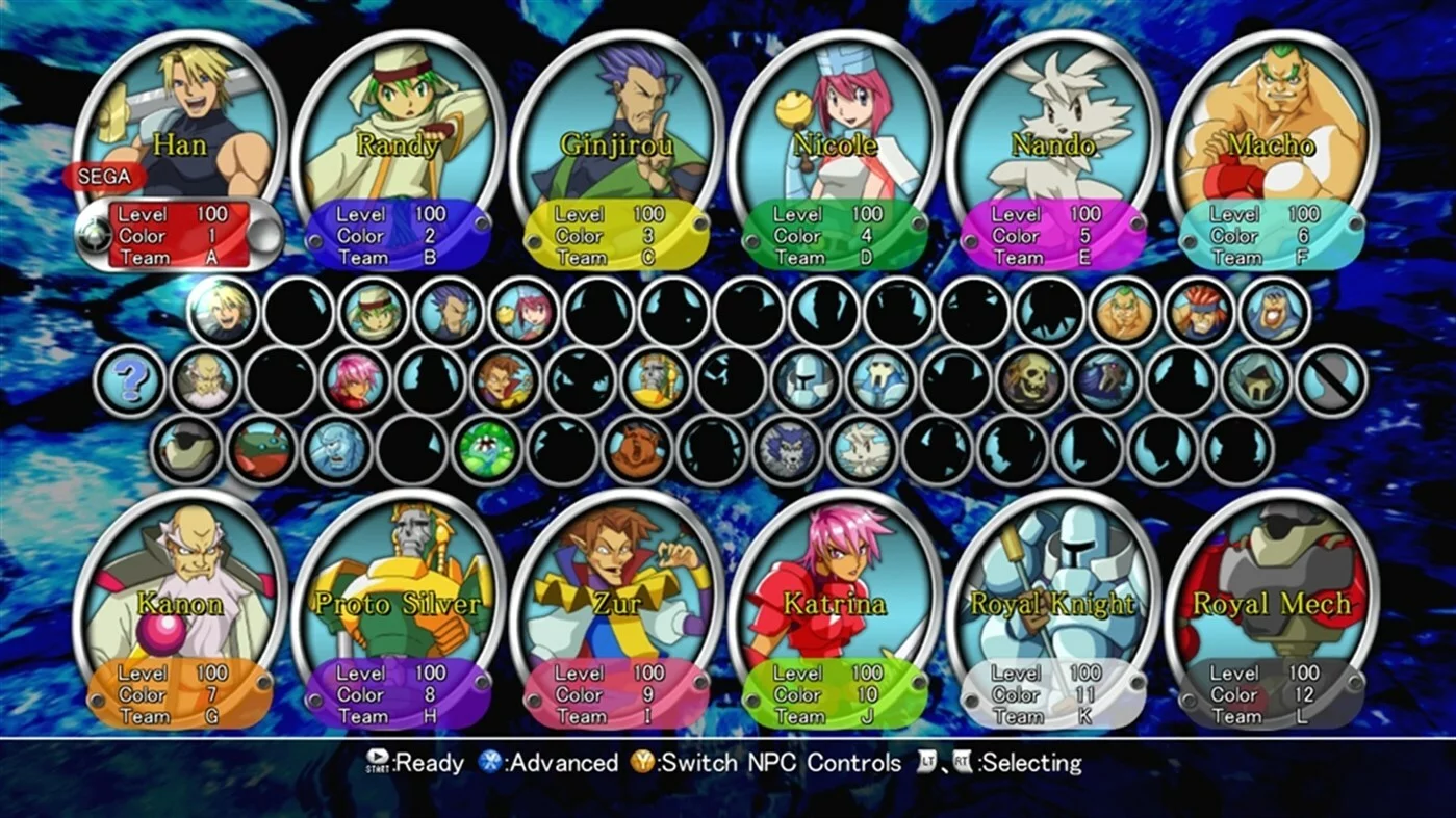 Изображение игры: GUARDIAN HEROES (TM)