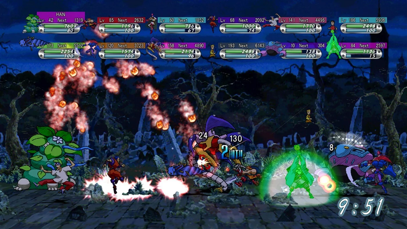 Изображение игры: GUARDIAN HEROES (TM)