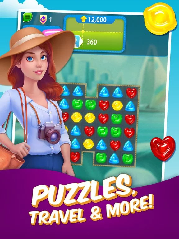 Изображение игры: Gummy Drop! – A Match 3 Game