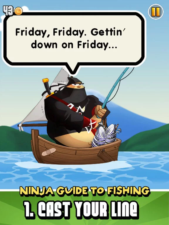Изображение игры: Ninja Fishing