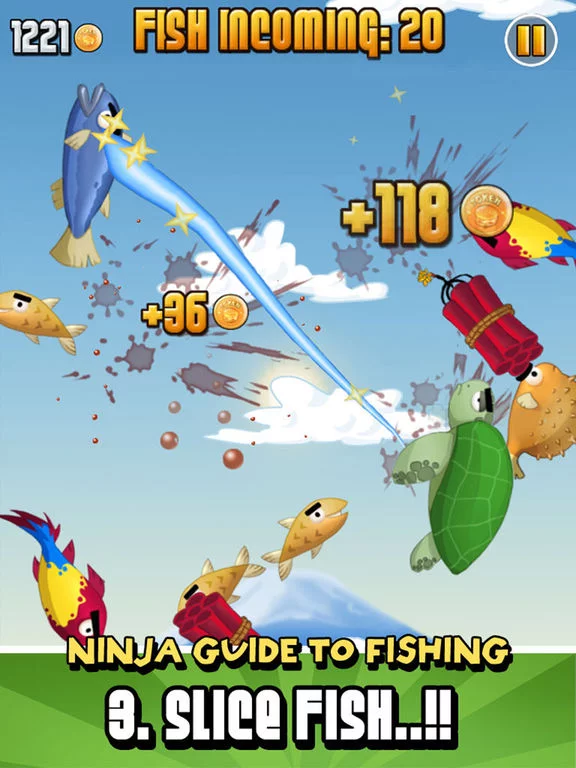 Изображение игры: Ninja Fishing