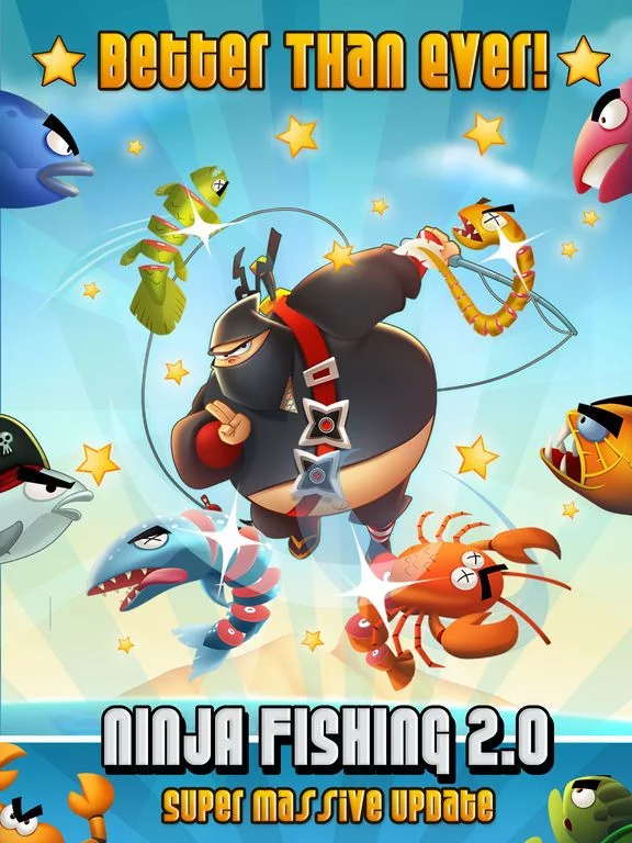 Изображение игры: Ninja Fishing