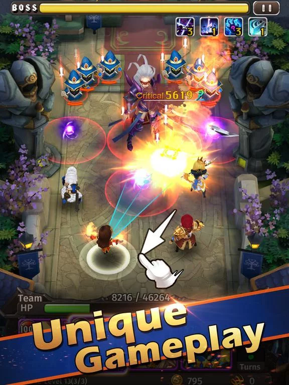 Изображение игры: Hyper Heroes: Marble-Like RPG