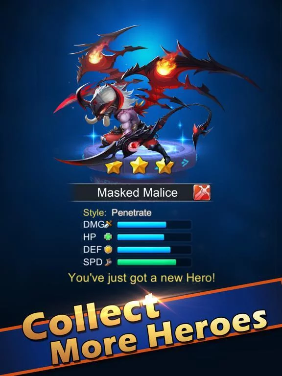 Изображение игры: Hyper Heroes: Marble-Like RPG