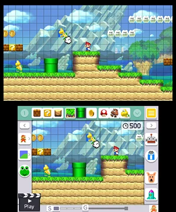 Изображение игры: Super Mario Maker for Nintendo 3DS