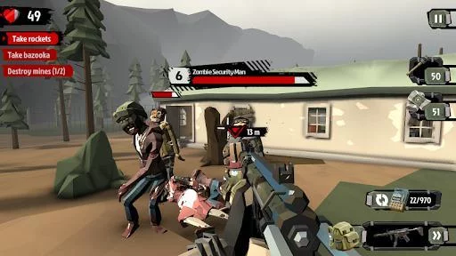Изображение игры: The Walking Zombie 2: Zombie shooter