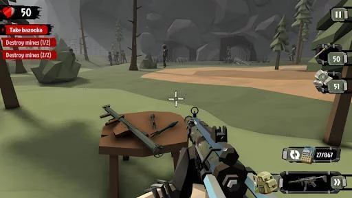 Изображение игры: The Walking Zombie 2: Zombie shooter