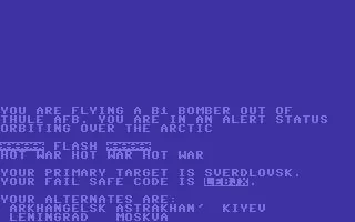 Изображение игры: B-1 Nuclear Bomber
