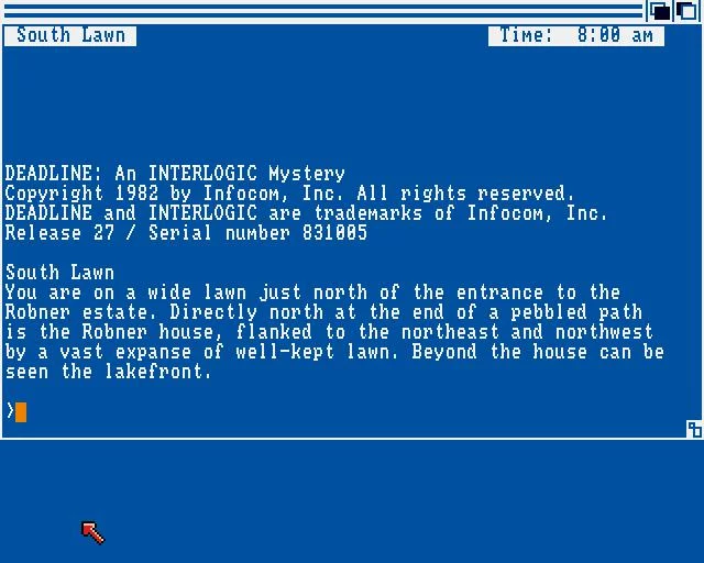 Изображение игры: Deadline (1982)