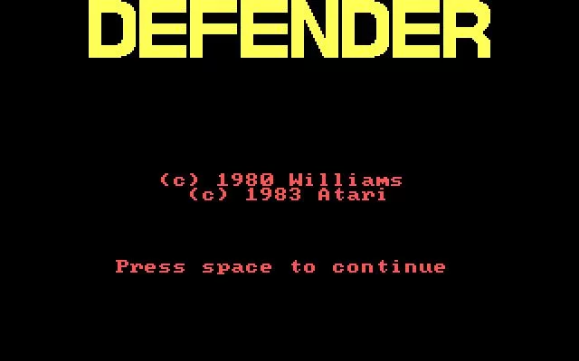 Изображение игры: Defender (1983)