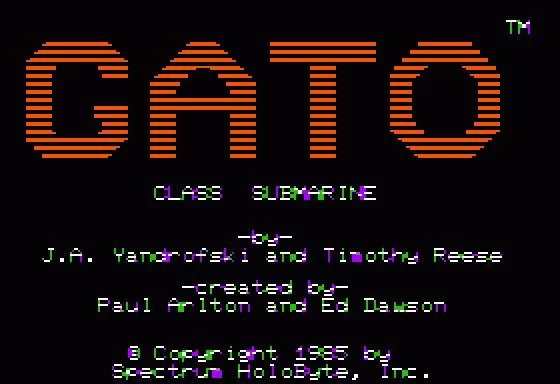 Изображение игры: Gato (1984)