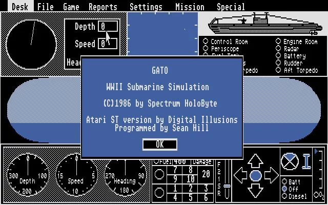 Изображение игры: Gato (1984)