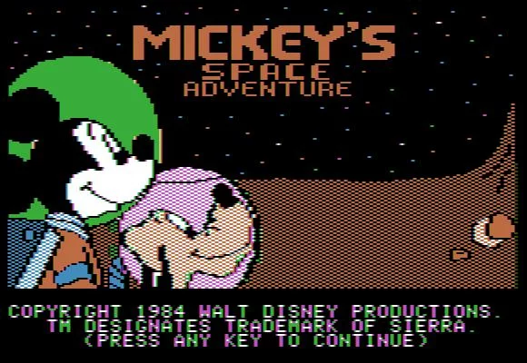 Изображение игры: Mickey's Space Adventure
