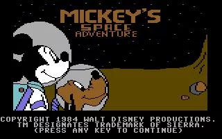 Изображение игры: Mickey's Space Adventure