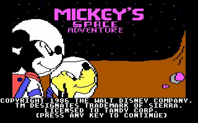 Изображение игры: Mickey's Space Adventure