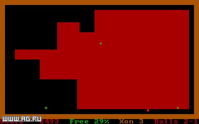 Изображение игры: AntiXonix