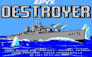 Изображение игры: Destroyer (1986)